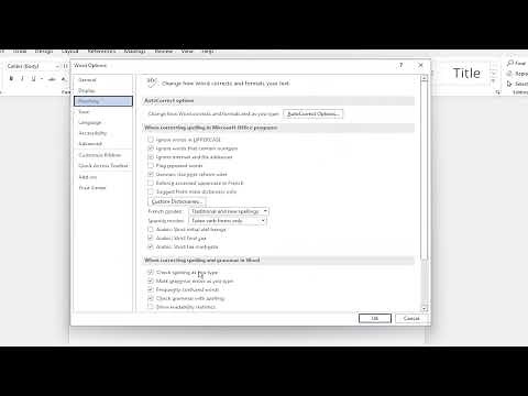 How to Check Spelling/Grammar as You Type In Microsoft Word [Tutorial]