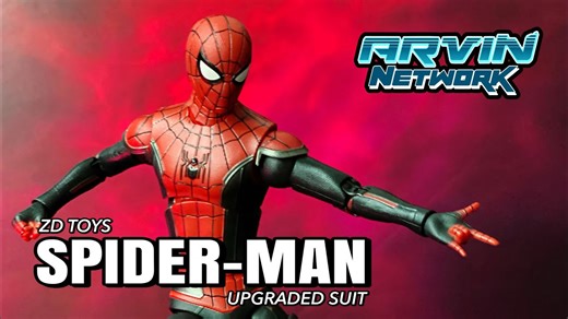 Unboxing Spider-Man Upgraded Suit ZD Toys 110 Action Figure