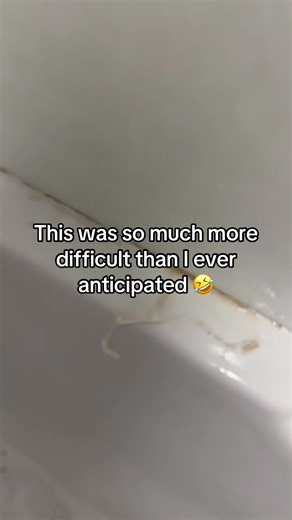 Part 2 tomorrow where I attempt to re seal the bath and sink #diyonabudget #blackmould #councilhouse #fyp #homerenovation