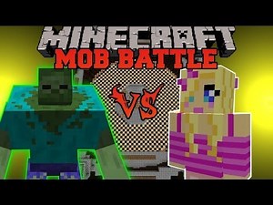 MUTANT ZOMBIE VS GIRLFRIEND - Minecraft Mob Battles - Mutant Creatures and Girlfriend Mods