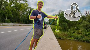Found a Whole Computer While Magnet Fishing an Old Bridge
