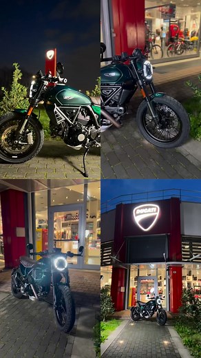 New Nightshift in Emerald Green✨ #ducatifactorystoreofficial | Ducati Factory Store