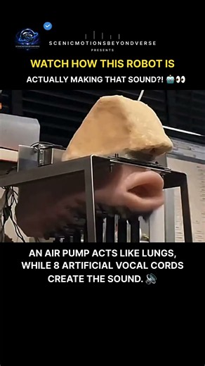 This Robot Doesn’t Just Play a Voice — It Physically Creates Sound 🤖🔊