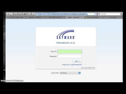 Log into Skyward from Home