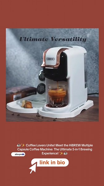 HiBREW 5-in-1 Coffee Machine: Perfect for Coffee Lovers