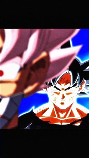 #Anime edit video ________ Dragon ball Goku vs Black Goku #shory