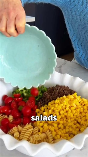 Healthy Taco Pasta Salad Recipe - Meal Prep & Freezable