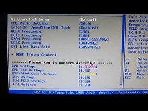 Tutorial : Intel I7 3.8ghz overclock ASUS Motherboards