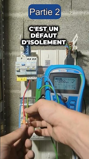 🔧 Discover how I troubleshoot insulation faults on an electrical panel! 🧪💡