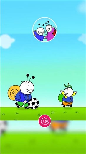 Berry, our favorite snail boy 🐌⚽ #berryanddolly #shorts #cartoon