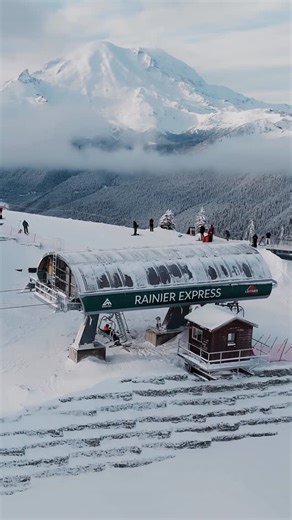 Crystal Mountain on Instagram: "REX you legend. Welcome back. Huge thanks to the crew @leitner_poma_of_america for their incredible work this summer, making sure this lifeline to the summit made its way home. We’re beyond excited to have REX spinning again and to welcome the community back onto the chair. Check out our blog for the full build from this summer, link in bio 🔗"