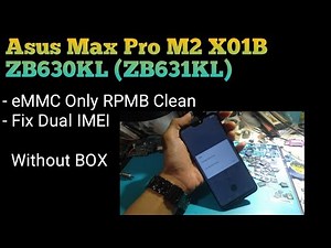Change eMMC Only Asus Max Pro M2 Without Box | Fix Dual IMEI ‪@mobilecareid‬
