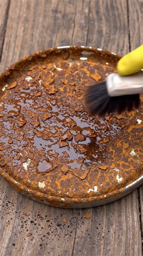Rusty Paint Can Lid Restored | Spray + Brush + Cloth Satisfying #Shorts
