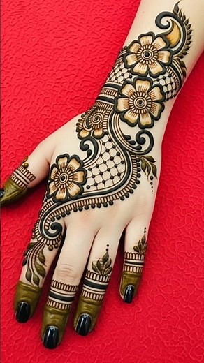 New mehndi designs and beautiful mehndi ♥️🌼👌 #mehndi #henna #shorts