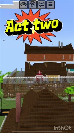 Hello neighbor trailer in Minecraft ￼