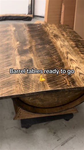 Barrel Tables Crafted for Delightful Customers