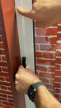 How Locking bracket works - Patiolink pet doors