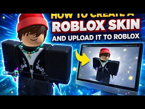How to create a Roblox skin and upload it to Roblox
