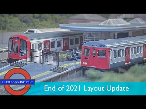 London underground model railway end of 2021 update - Harefield progress/projects and new layout