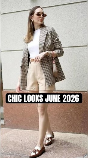How to style Blazers with Shorts! June 2026 ✨ #shorts #ootd #fashion