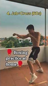 🥊 Boxing Practice At Home For Beginners | Train Like A Fighter at Home 💥#BoxingWorkout
