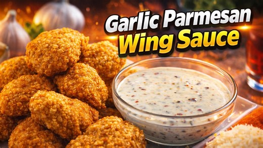 Homemade garlic parmesan wing sauce like Buffalo Wild Wings