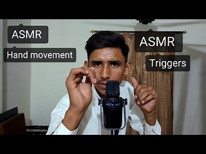 ASMR whispering Trigger Words ♡ with hand movements