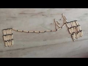 stop motion video using matchstick