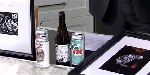 Creating art on the outside of a beer can