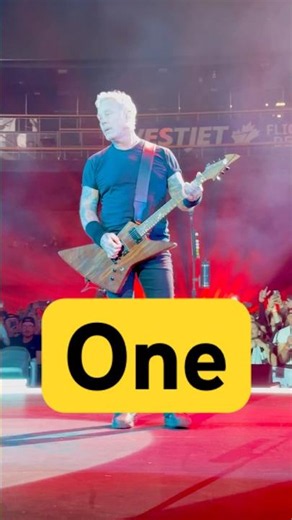 James Hetfield’s clean One intro from the Snake Pit #metallica (4/26/2025 Toronto)
