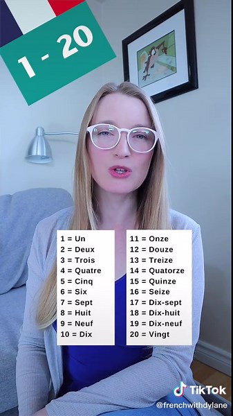 French Numbers 1-20: Learn to Count in French