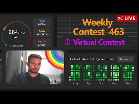 Weekly Contest - 463 | Day 25 of Virtual Contest | Leetcode