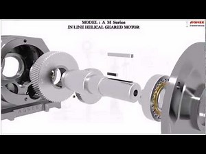 Inline helical geared motor, Inline helical gearbox, Inline helical gear box