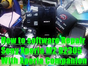 How to software Repair Sony Xperia M2 D2305 With Xperia Companion