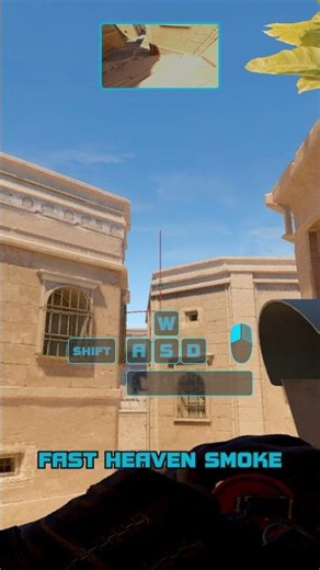 If you need to smoke off Heaven fast. #artofnades #faceit #fast #anubis (counter-strike 2 grenades)