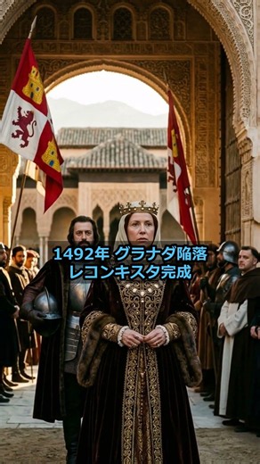 レコンキスタを完成させた「イサベル1世（カトリック両王）」とは何者？【世界史60秒】#Shorts #歴史 #雑学