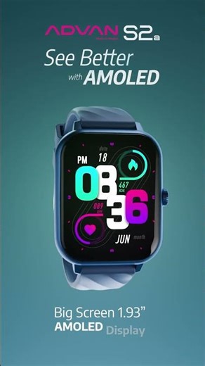 ADVAN Smartwatch S2A - See Better with AMOLED