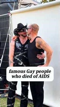famous gay people who died of AIDS #celebrity #celebritynews #viral #shorts #fyp