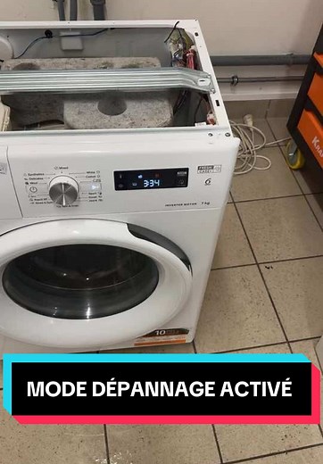 Dépannage lave-linge Whirlpool : code erreur F06