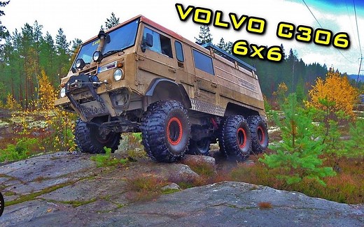 【越野】专为极端路面而生，沃尔沃C306 6x6全地形车森林撒野