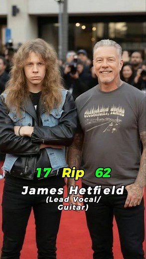 Metallica Members Evolution: Then and Now 🤘🔥