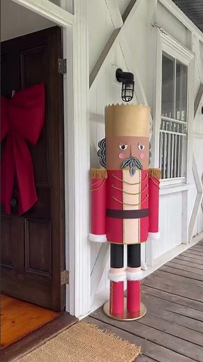 Making a 6 ft cardboard nutcracker ✨
