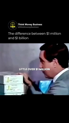 Business | Wealth | Entrepreneurship on Instagram: "Follow @thinkmoneybusiness for smarter moves they don't teach you in school. Most people hear “million” and “billion” and mentally group them together as “very rich.” But the difference isn’t incremental - it’s existential. A million seconds is 11 days. A billion seconds is 31 years. Let that sink in. That’s not a rounding error — that’s an entire adult lifetime. This misunderstanding is why people underestimate corporate profits, government sp