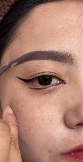No-filter microblading tutorial#originalcameramakeup#novicethrush#Hardcore Sharpening Eyebrow Pencil