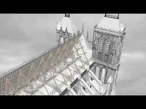 Amiens Cathedral in Cross Section