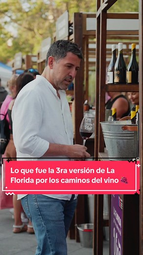 🍇 La Florida por los caminos del Vino 🍷 Más de 7.000 personas visitaron nuestra tercera versión de este evento floridano, que reunió a más de 30 viñas, emprendedores floridanos, música en vivo y más. ¿Te lo perdiste? 🥹 Revisa el video y prepárate para la próxima edición.