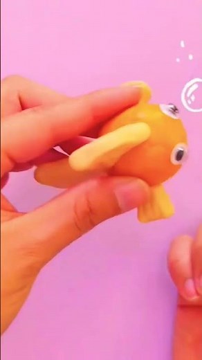 Te enseño hacer un PEZ con PLASTILINA! 🐠 #pez #pescado #platilina #playdoh #masaflexible #arte #diy