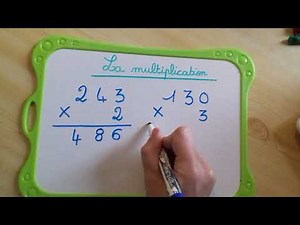 CE1- la multiplication posée sans retenue