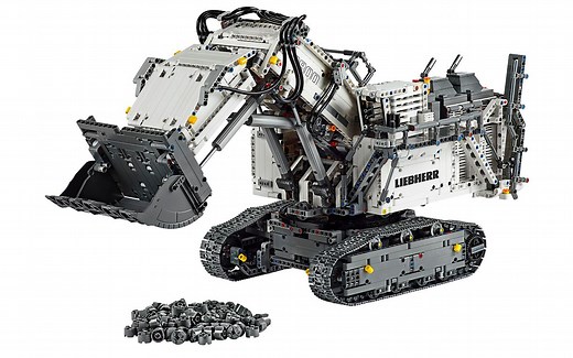 乐高 LEGO 42100 科技机械组 利勃海尔R9800遥控挖掘机 2019速拼评测