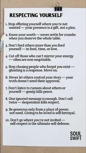 10 Rules of Self-Respect 💯🔥 | Change Your Life Today! #selfrespect #motivation